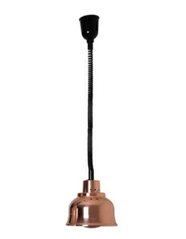 Lampada a sospensione - Colore rame - H. regolabile Dim. max cm ø 22,5