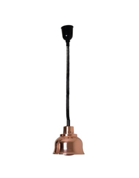 Lampada a sospensione - Colore rame - H. regolabile Dim. max cm ø 23