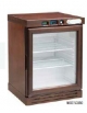 CANTINETTA BASSA IN LEGNO PER VINI REFRIGERATA STATICA - CM 64X61X87H - COLORI : NOCE SCURO , NOCE CHIARO O WENGE'