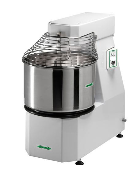 Impastatrice a spirale per pizzeria - Capacità impasto Kg 50 - N° 1 Velocità