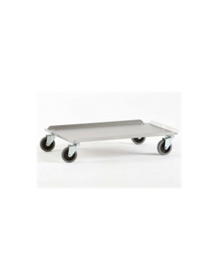 Carrello Portacassette cm.60X40 Acciaio inox 12/10
