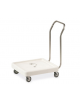 Carrello portacestelli per lavastoviglie - base cm 51x51 con manico - Dimensioni cm 75x58x85h
