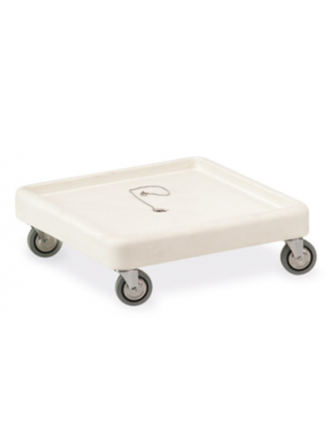 Carrello portacestelli per lavastoviglie solo base cm 51x51 - senza manico - cm 58x58x19h