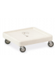 Carrello portacestelli per lavastoviglie solo base cm 51x51 - senza manico - cm 58x58x19h