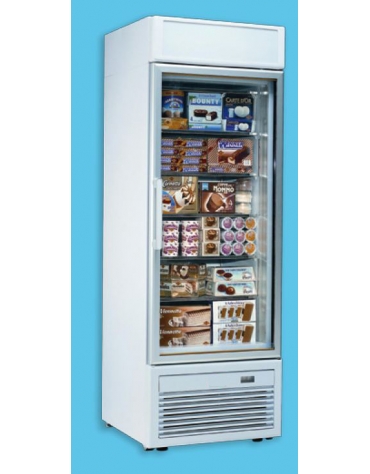 Espositore verticale a refrigerazione statica con porta a vetro - cm 67x67,5x196h