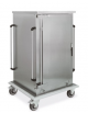 Armadio portateglie portavassoi neutro saldato in acciaio inox AISI 304 - portata 8 Teglie EN 53x37  cm 78x73x151h