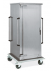 Armadio portateglie coibentato neutro in acciaio inox AISI 304 - portata 12 Teglie 1/1 GN cm 78x73x191h