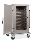 Armadio portateglie coibentato neutro-struttura in doppia parete portata 8 - 1/1 GN cm 78x73x151h