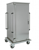 Armadio portateglie coibentato neutro-struttura in doppia parete portata 12 - 1/1 GN cm 78x73x191h
