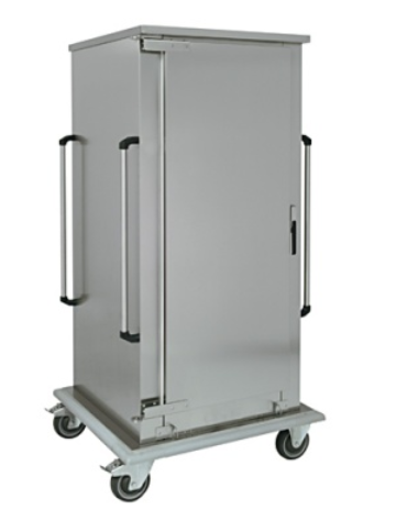Armadio portateglie coibentato neutro-struttura in doppia parete portata 12 - 1/1 GN cm 78x73x191h