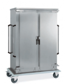 Armadio portateglie coibentato neutro portata 16 TEGLIE 1/1 GN cm 131x73x151h
