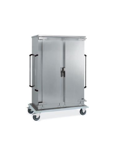 Armadio portateglie coibentato neutro portata 8x2 - 1/1 GN cm 131x73x151h