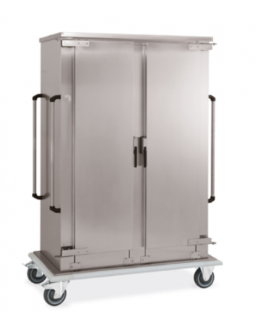 Armadio portateglie coibentato neutro portata 8x2 - 1/1GN cm 131x73x151h