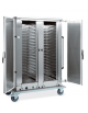 Armadio portateglie coibentato riscaldato- portata 26 Teglie 1/1 GN cm A 131x73x151h
