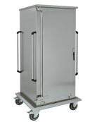 Armadio portateglie coibentato neutro portata 18 - 2/1 GNcm 93x88x151h