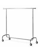 Stender portabiti in Acciaio Cromato con prolunga estraibile - cm 150x55x153h