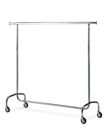 Stender portabiti in Acciaio Cromato con prolunga estraibile - cm 150x55x153h