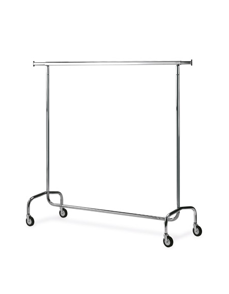 Stender portabiti in Acciaio Cromato con prolunga estraibile - cm 150x55x153h