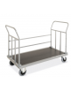 Carrello portabagagli - rinforzata in tubo di acciaio verniciato con 1 sponda - cm 144x66x95h