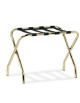 Reggivaligie realizzato in acciaio ottonato - cm 56x33x41h