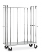 Carrello Roll container realizzato in acciaio inox AISI 304 - cm 145x65x198h