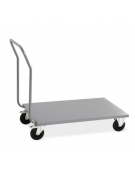 Portacasse in acciaio inox con un manico in tubo smontabile cm 60x110x97h