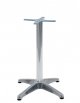 Base con palo centrale, struttura in alluminio con piedini regolabili - Per piano quadrato max 70x70 - h cm 70