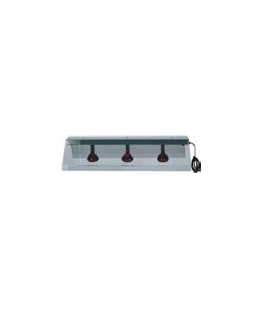 Telaio lampada infrarossi da appendere - 3 lampade - Dimensioni cm 128x68x25h
