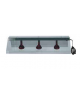 Telaio lampada infrarossi da appendere - 3 lampade - Dimensioni cm 128x68x25h
