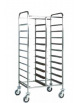 Carrello portavassoi rinforzato inox- 20 vassoi  GN - cm 81x62x174h