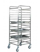 Carrello portateglie inox - Portata  14 teglie GN 2/1 oppure 28 GN 1/1 - cm 64,5x72x182h