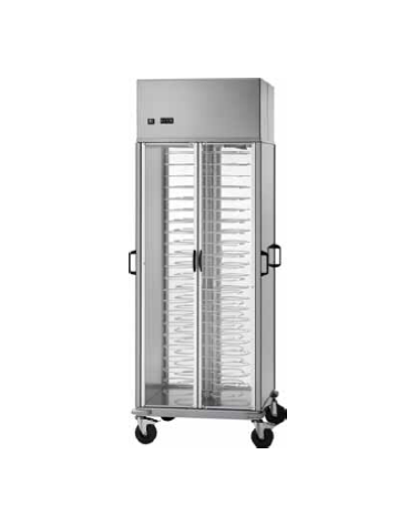 CARRELLO PORTAPIATTI REFRIGERATO portata 88 PIATTI 25/31 cm 75x78x203h