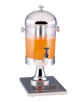Distributore di bevande per colazione inox, contenitore trasparente - capacità contenitore: 8 Lt - cm 27x22x58h