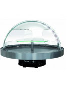 Vetrina refrigerata statica buffet - illuminazione al led - Dim. Ø x h: 950 x 750h mm
