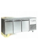 Tavolo refrigerato congelatore BT per pasticceria 3 Porte Dimensioni Cm.224x80x85h