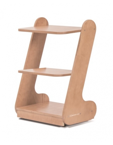 CARRELLO IN LEGNO DI BETULLA - 3 RIPIANI