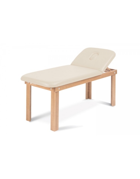 LETTINO IN LEGNO PER TRATTAMENTI E VISITA LARGO 74 CM - CON FORO