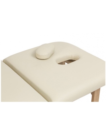 LETTINO IN LEGNO PER TRATTAMENTI E VISITA LARGO 74 CM - CON FORO