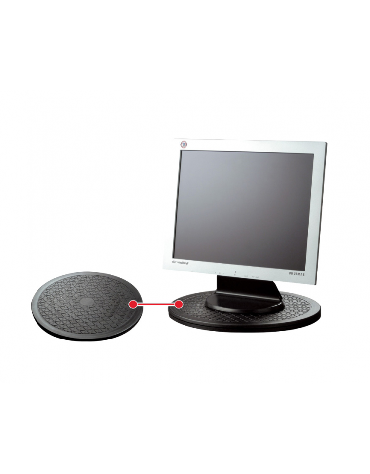 BASE GIREVOLE PORTA MONITOR DIAMETRO cm. 32 - PER MONITOR FINO 21” -  Accessori per Pc - Accessori - Arredamento per ufficio - Di