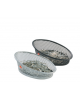 PORTA SPILLI colori: nero - grigio cm. 10,5 x 6 x 4 h.