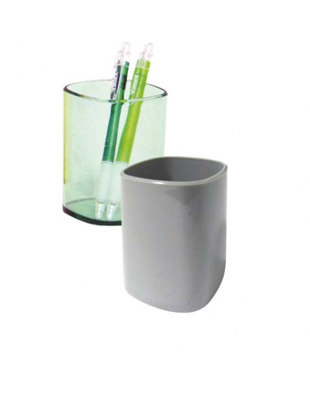 PORTA PENNE IN PLASTICA vari colori opachi o trasparenti: cm 6,5 x 6,5 x 9,5 h. PORTA PENNE IN PLASTICA vari colori opachi o trasparenti: cm 6,5 x 6,5 x 9,5 h.
