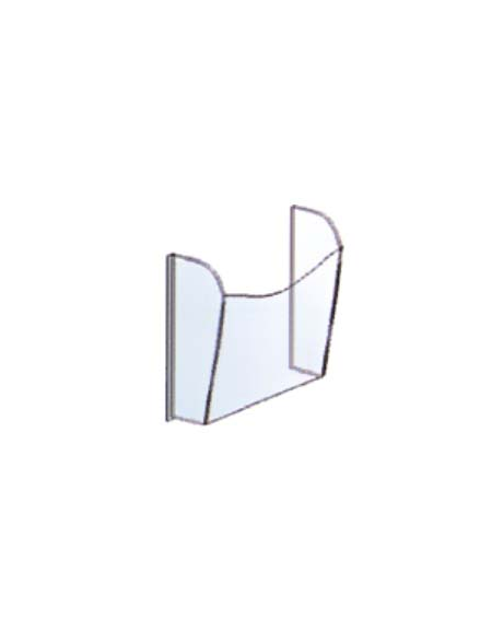 ESPOSITORE TASCA DA MURO 2 pezzi cm. 25 x 7,5 x 33,5 h.