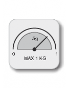 BILANCIA PESA BUSTE cm. 15 x 13 x 18 h.