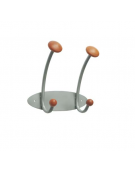APPENDIABITI DA PARETE 2 POSTI  cm. 28 x 13 x 27 h.