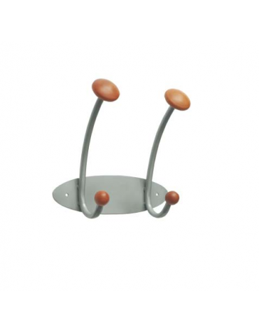 APPENDIABITI DA PARETE 2 POSTI  cm. 28 x 13 x 27 h.