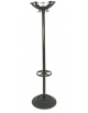 APPENDIABITI CON GRUCCE IN PLASTICA COLORE NERO E STELO IN METALLO COLORE NERO -  DIAMETRO Ø CM  45 x 175H