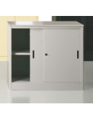 SOPRALZO ANTE SCORREVOLI IN METALLO CON SERRATURA - cm 120x45x88h