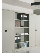 ARMADIO METALLICO A GIORNO N° 5 RIPIANI - CM 120x45x250h