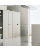 ARMADIO ANTE BATTENTI IN METALLO CON SERRATURA - cm 100x60x200 h