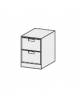 CLASSIFICATORE VERTICALE TIPO A 2 CASSETTI CON SERRATURA cm. 50 x 63 x 74 h.